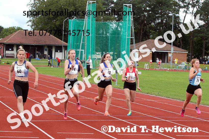 100 metres 05, NECAA Open Meeting, Morpeth, Sunday, March 23rd. David T. Hewitson/Sports for All Pics